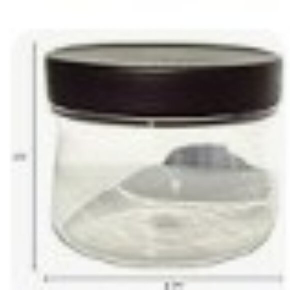 Tupperware Counterscaping Dry Container 19oz Jar and Spoon Clear with Black Lid! - Picture 5 of 12